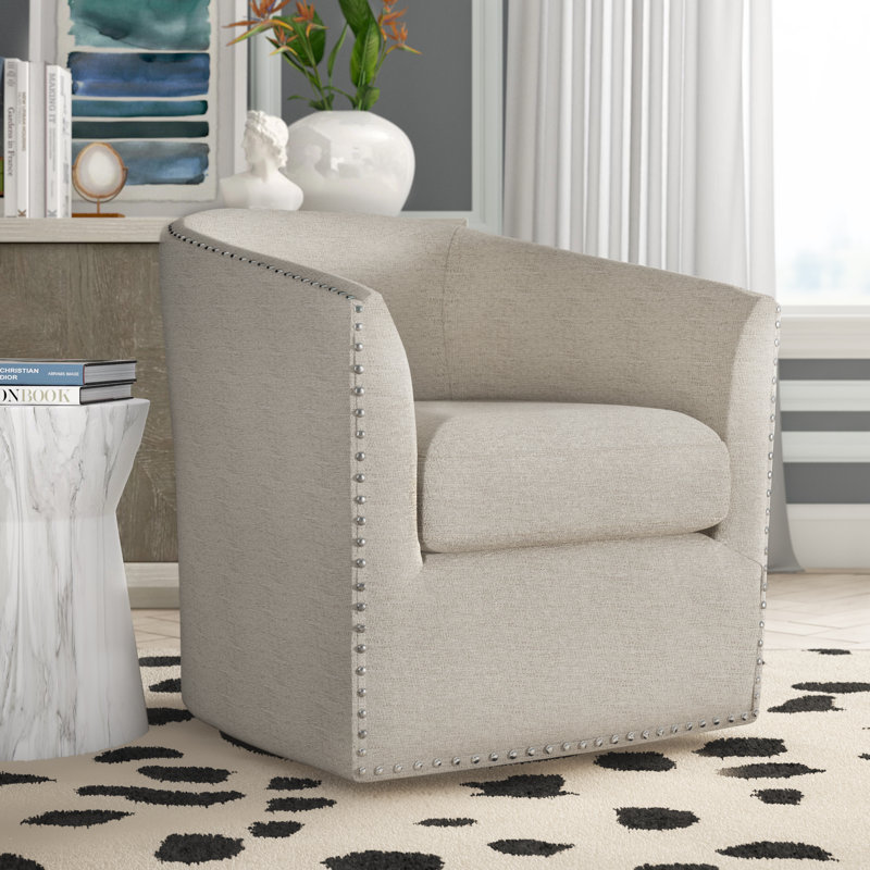 Leominster Swivel Barrel Chair & Reviews Joss & Main